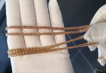 Изготовление цепочки плетения Бисмарк